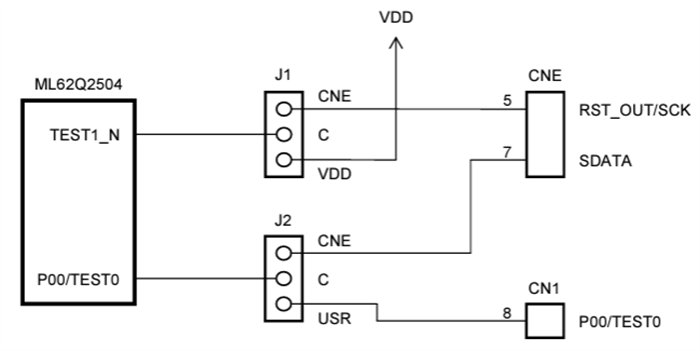 Schaltungsanordnung - ROHM Semiconductor RB-D62Q2504TB32 Referenzboard